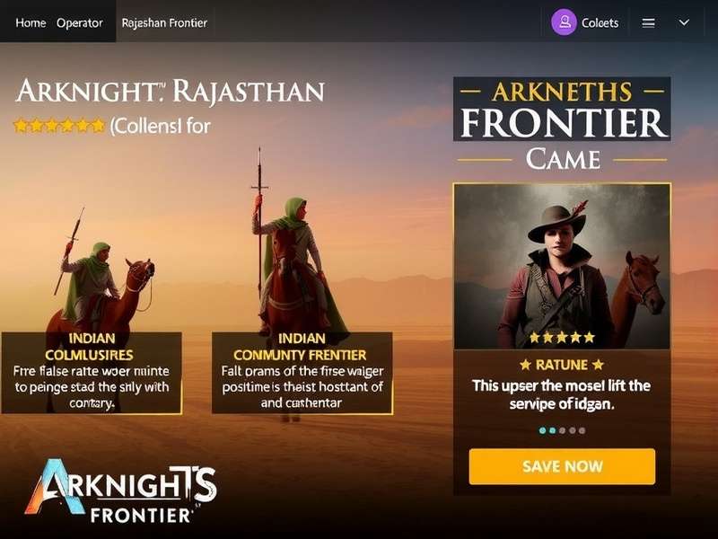 Indian Community Events for Arknights Rajasthan Frontier